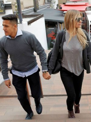 El romántico almuerzo entre Mayte Rodríguez y Alexis Sánchez en Chile