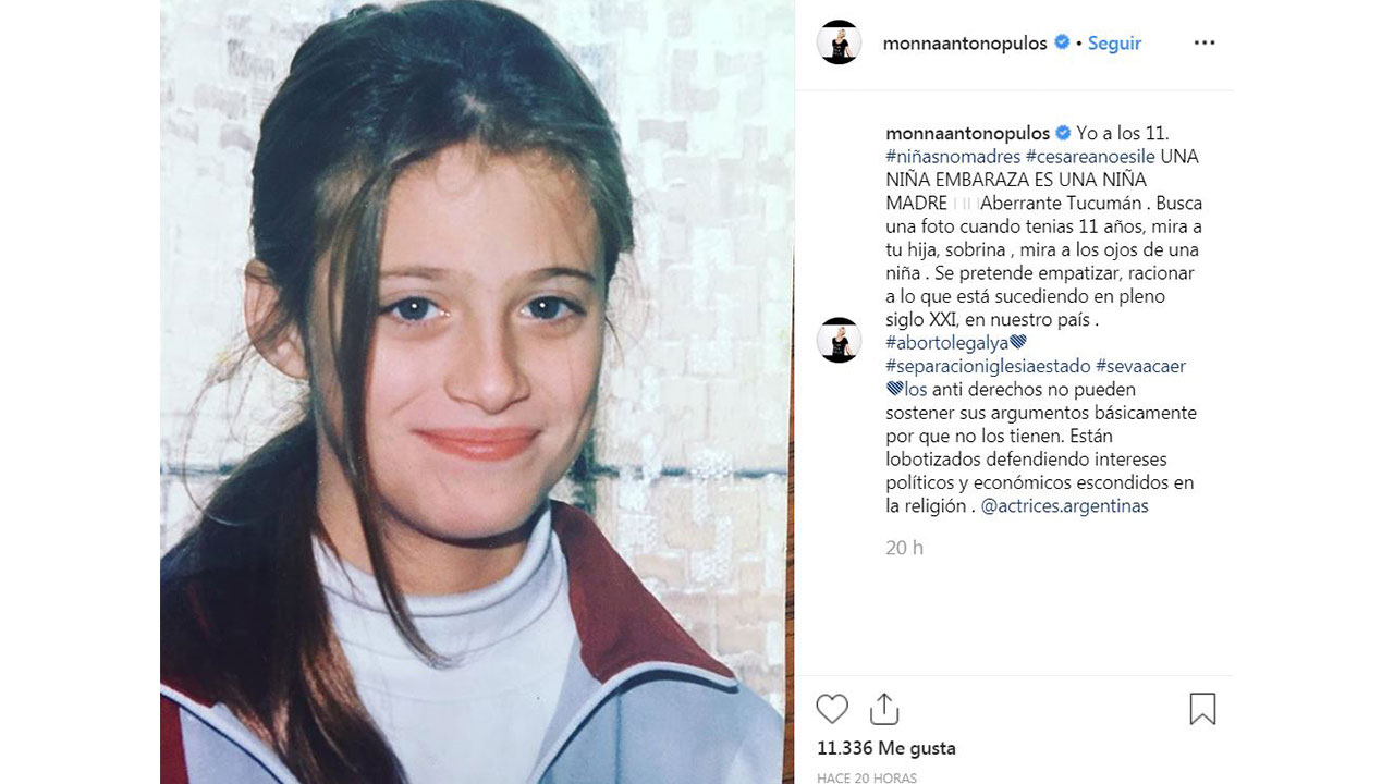 Fotos] ¿Por qué las actrices argentinas están compartiendo fotos de cuando  eran niñas? - m360.cl