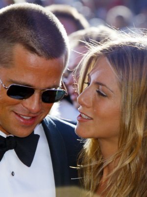 Brad Pitt y Jennifer Aniston celebraron navidad juntos