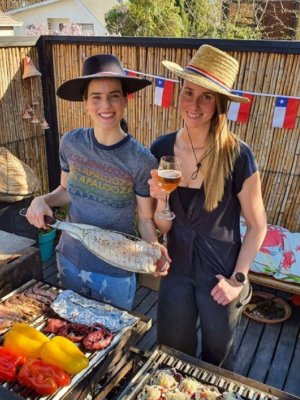 Asados en familia, bailes y empanadas: así celebraron los famosos el 18