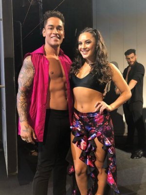 Thiago Cunha y Chantal Gayoso compartieron su primera fotografía juntos