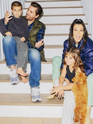 La hija de Kourtney Kardashian y Scott Disick estrena larga melena roja