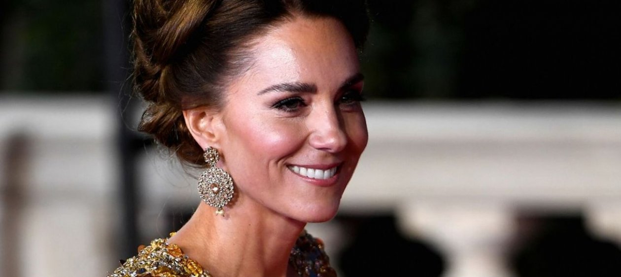La dorada aparición de Kate Middleton en estreno de cine