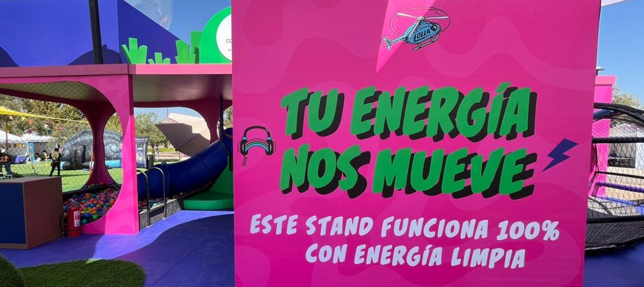 Costanera Center se la juega con energía sostenible en Lollapalooza Chile 2023