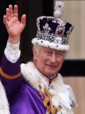 Este es el retrato oficial de Carlos III como el nuevo rey del Reino Unido