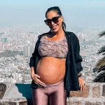 9 meses: Vale Roth fue a la última ecografía de su embarazo