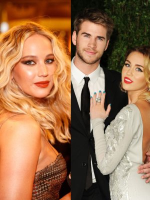 Jennifer Lawrence se refiere a la supuesta infidelidad de Liam Hemsworth a Miley Cyrus