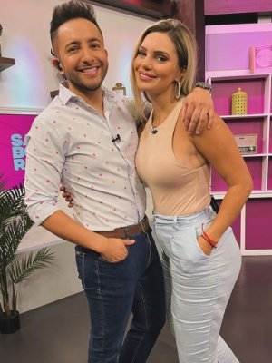 Hugo Valencia se despidió de su compañera Faloon Larraguibel