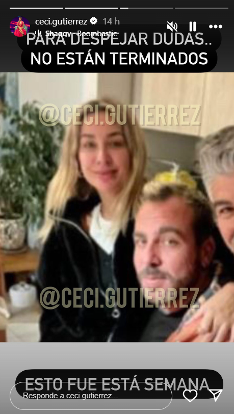 Historia de Ceci Gutiérrez donde desmiente ruptura de Camila y Francisco