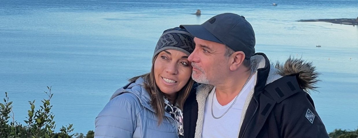 Luis Jara celebró el amor con su esposa Silvana Hasbún