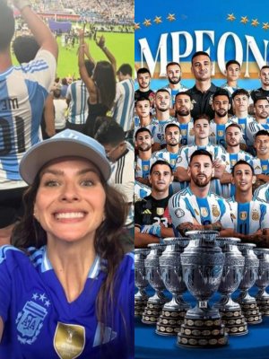 Famosos argentinos celebraron el triunfo en Copa América 2024