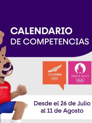 Revisa el calendario de las competencias de Chile en los JJ.OO de París 2024
