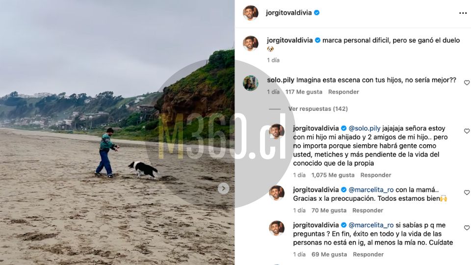 Respuesta de Jorge Valdivia a seguidora que criticó su paternidad