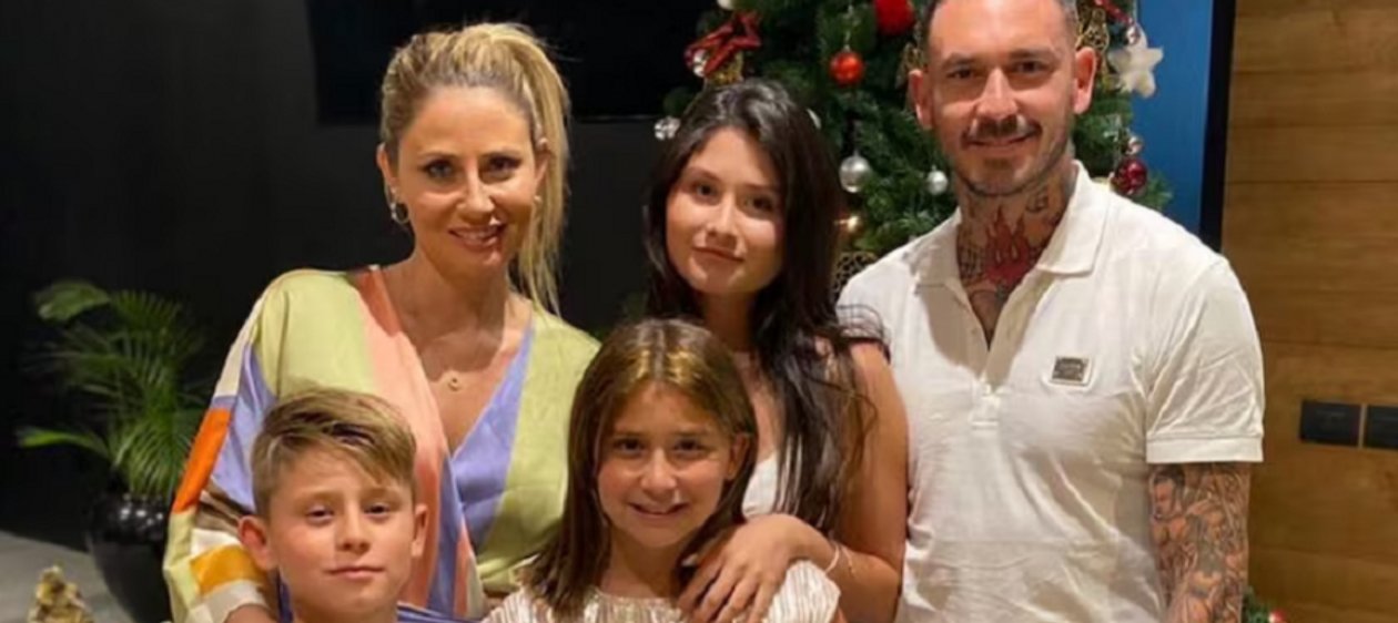 Mauricio Pinilla y Gissella Gallardo se fueron de vacaciones con sus hijos