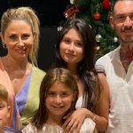 Mauricio Pinilla y Gissella Gallardo se fueron de vacaciones con sus hijos