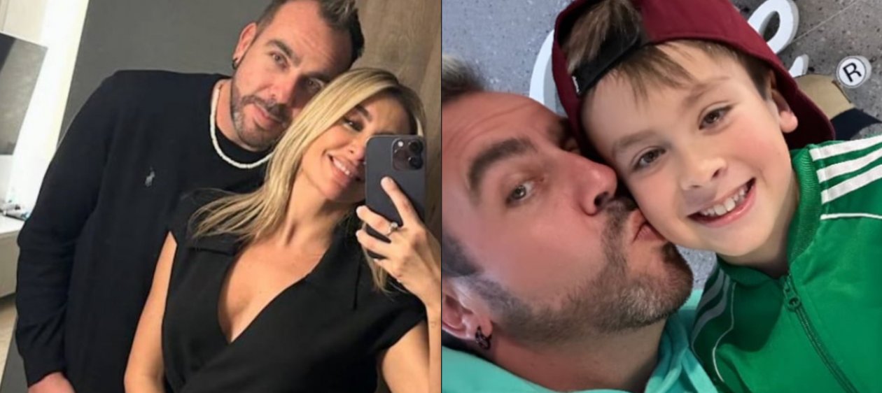 “Mucho amor”: Francisco Kaminski compartió postal con su hijo y Camila Andrade