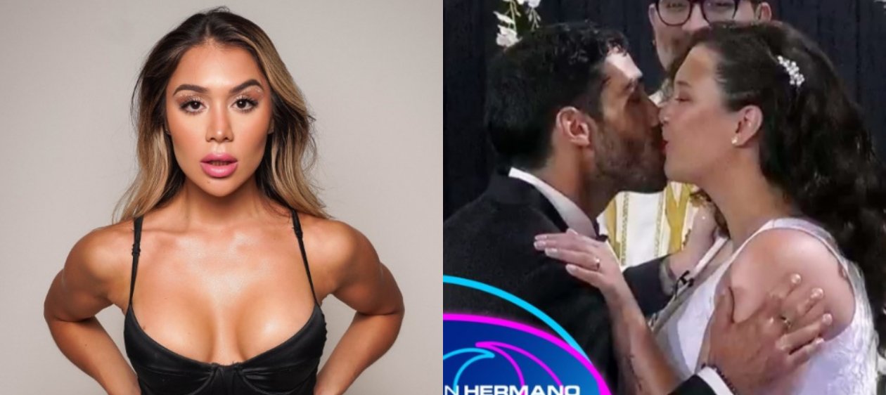 ¡No le gustó! Chama reaccionó a la boda de Pedro y Michelle en Gran Hermano