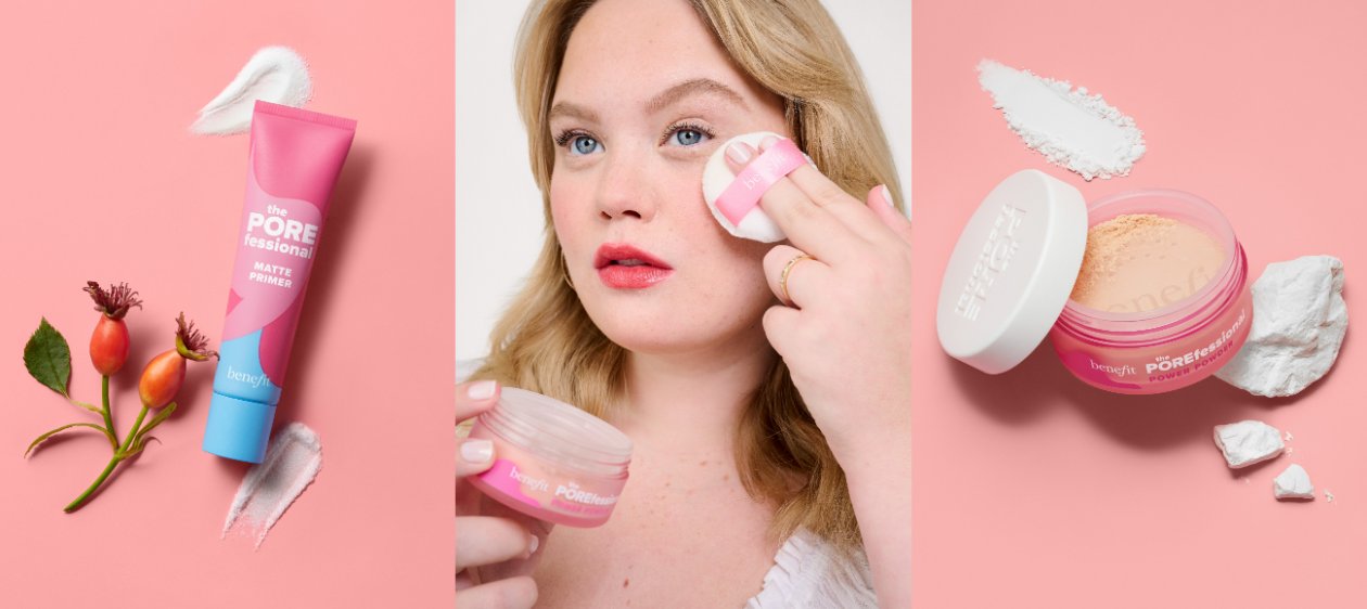 Lleva tu maquillaje de poros a otro nivel con los nuevos aliados de Benefit