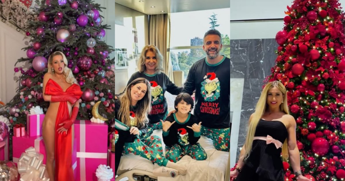 Así fue la celebración de Navidad 2024 de los famosos