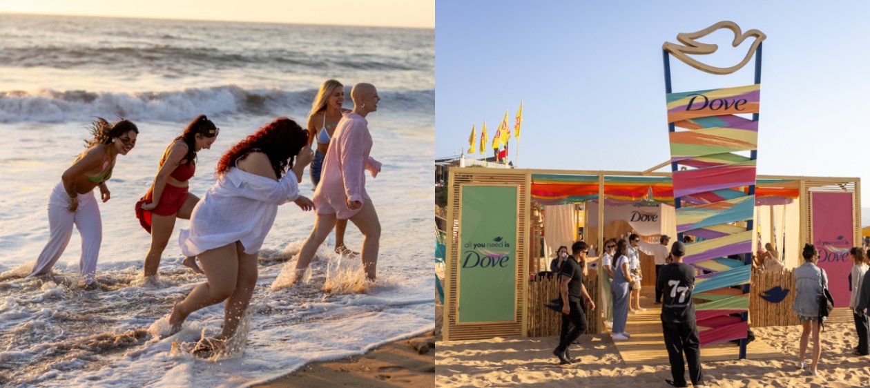 Dove se tomó el verano coloreando la belleza de todas las mujeres