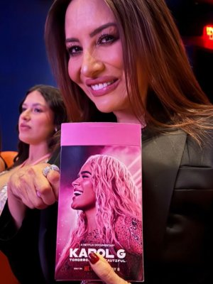 Myriam Hernández acompañó a Karol G en el estreno de su documental