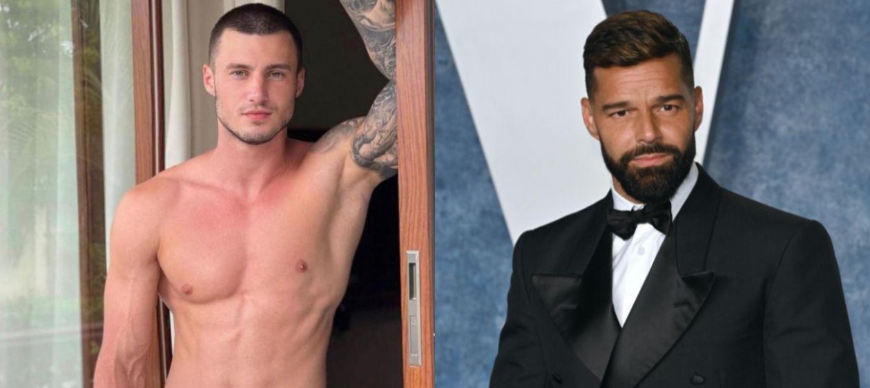 Revelan supuesto romance entre Ricky Martin y actor de cine erótico