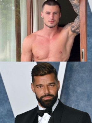 Revelan supuesto romance entre Ricky Martin y actor de cine erótico