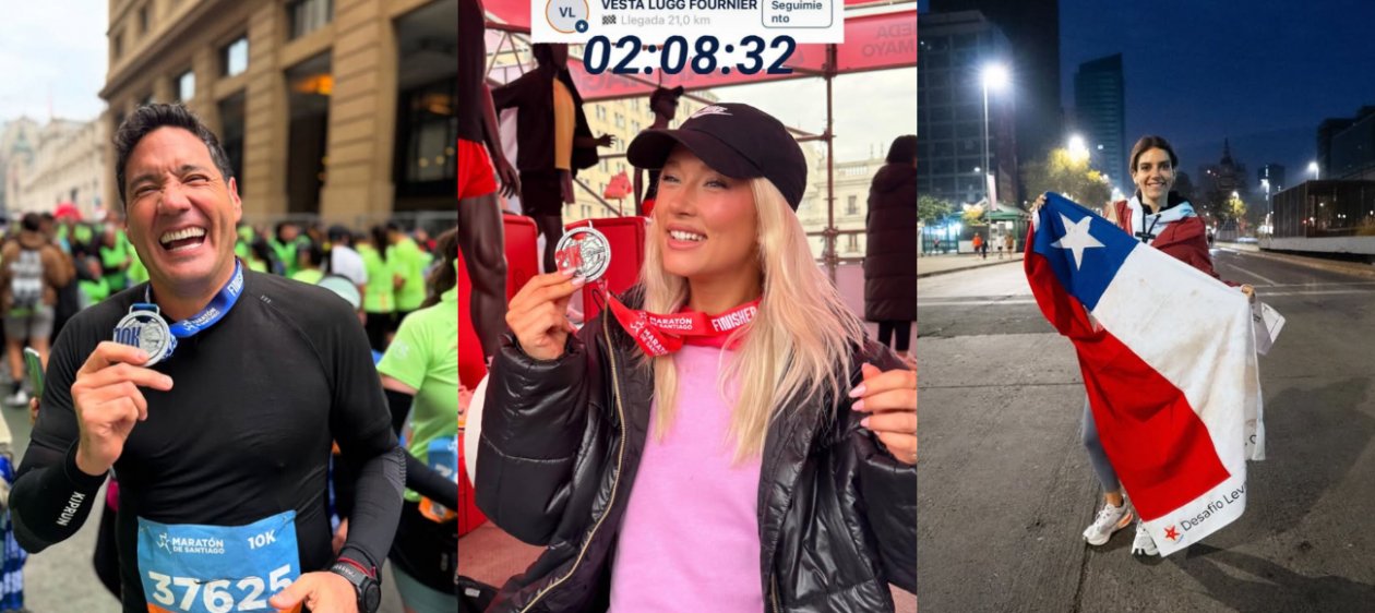 Maratón de Santiago 2025: estos fueron los rostros de la televisión que corrieron durante la jornada