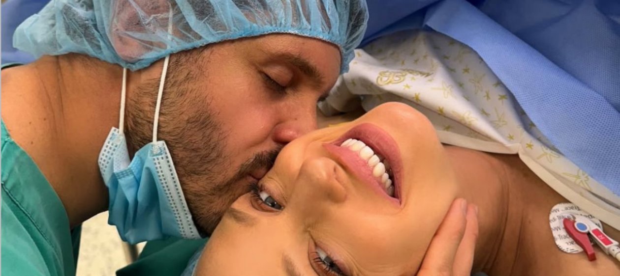 ¡Emilia Daiber dio a luz a su segundo hijo y compartió las primeras imágenes familiares!