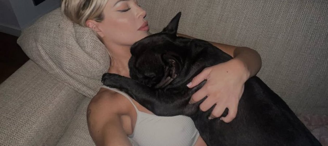 Oriana Marzoli se despidió de su perrito: 