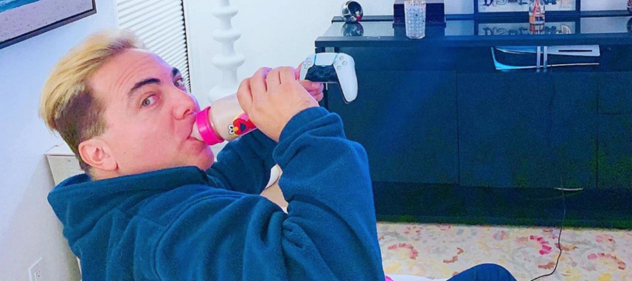 Cristián Castro y su peculiar apego a la infancia: sigue usando mamadera