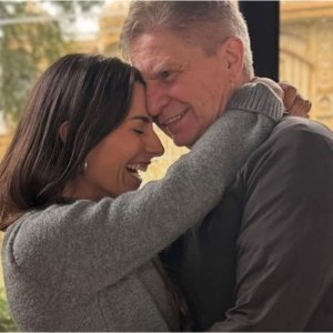 El romántico mensaje del marido de Rosario Bravo antes del estreno de su podcast juntos