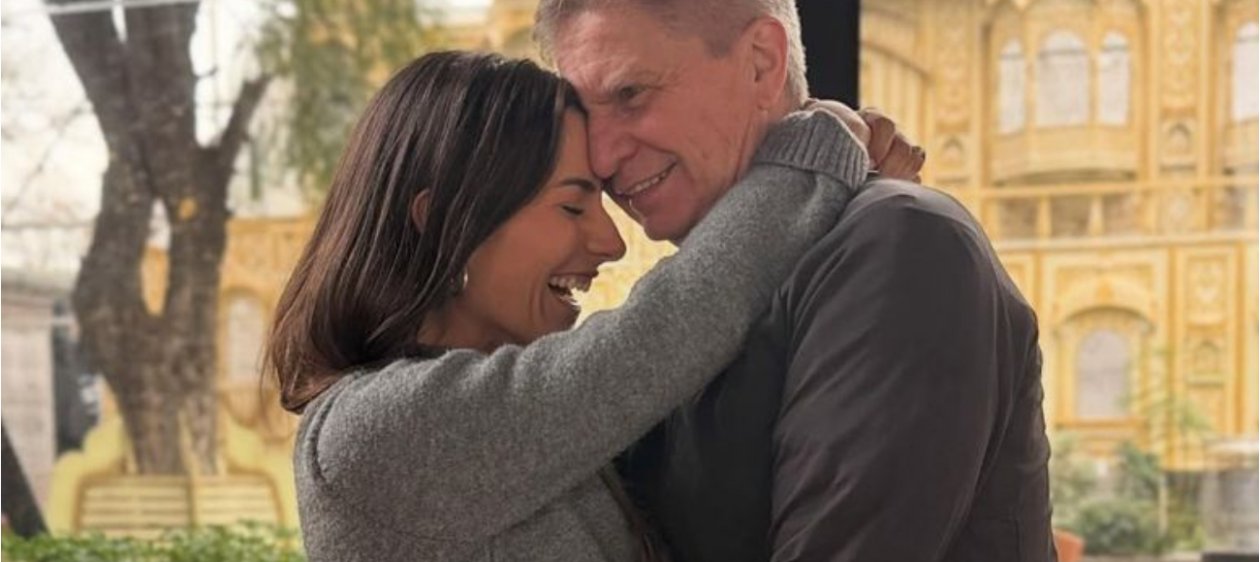 El romántico mensaje del marido de Rosario Bravo antes del estreno de su podcast juntos