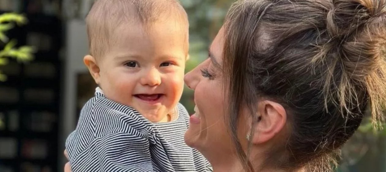 María Luisa Godoy comparte tierno video del primer día de jardín de su hijo Domingo