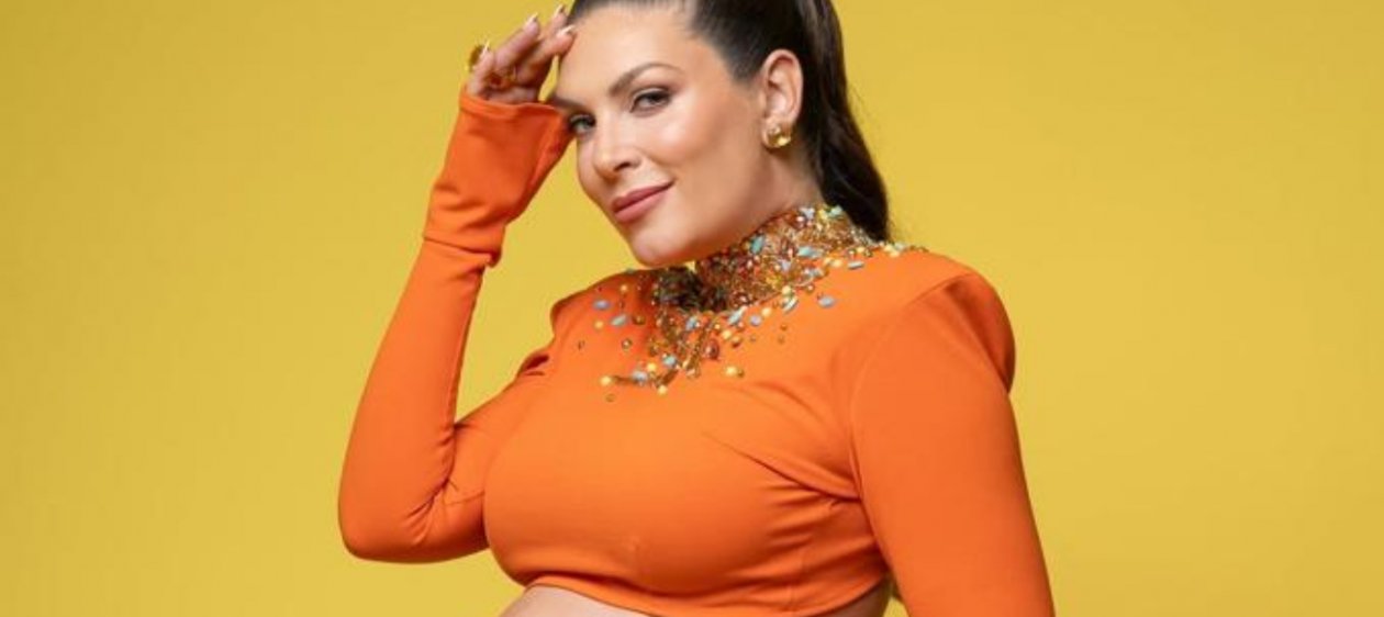 Eugenia Lemos regresó a los eventos tras ser mamá: