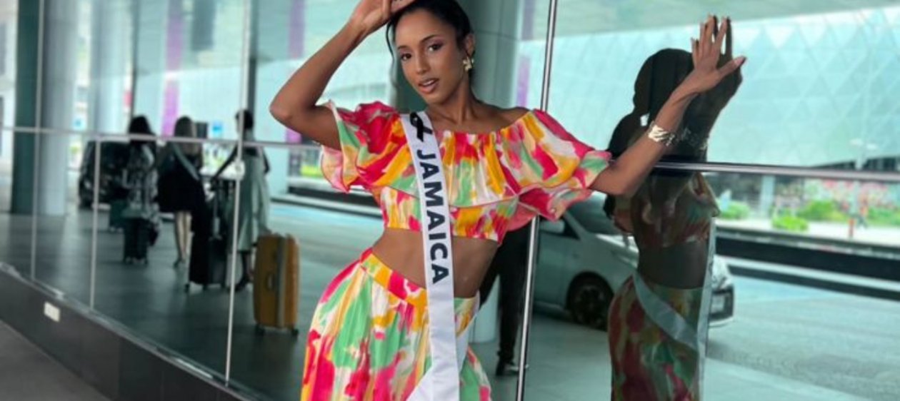 Candidata de Jamaica sufre brutal caída en las preliminares de Miss Universo 2025