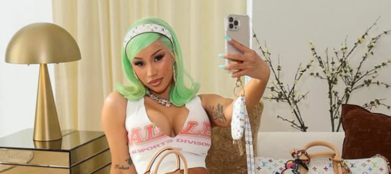 Cardi B convierte el cordón umbilical de su cuarto hijo en una joya de oro