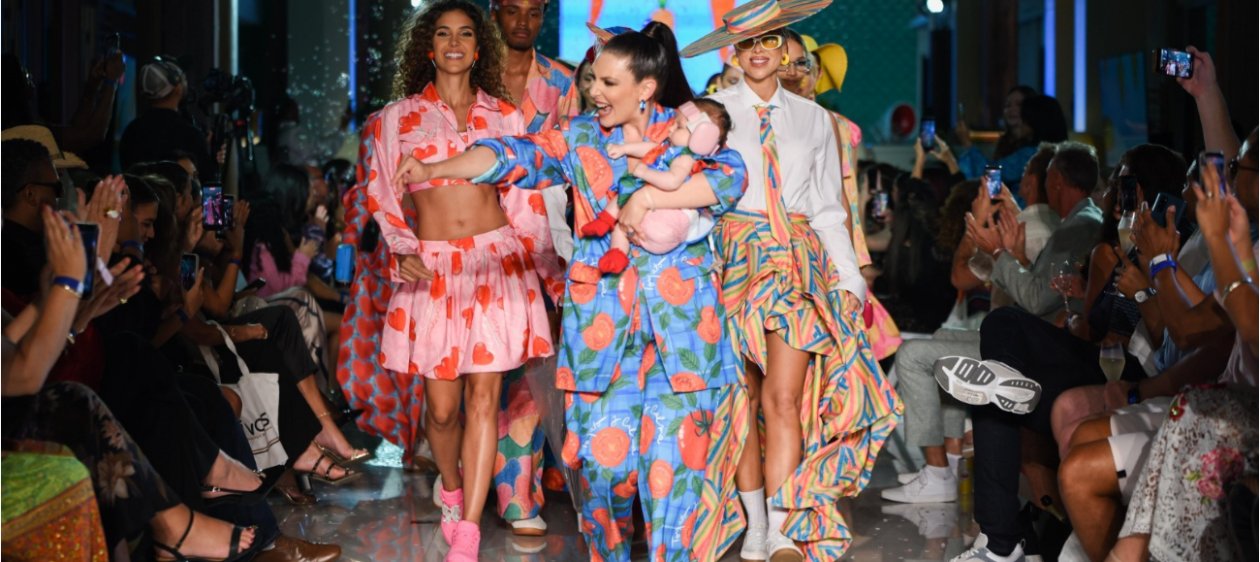 ¡Con Alegra! Eugenia Lemos presentó su nueva colección en Aruba Fashion Week