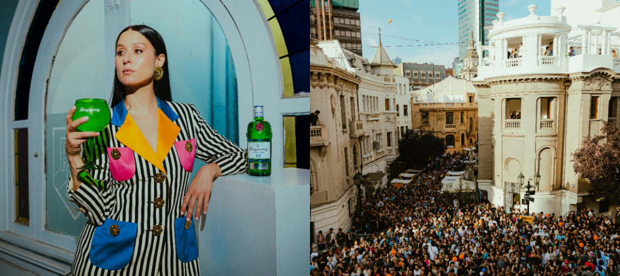Francisca Valenzuela sorprendió a todos con un show en pleno Barrio París-Londres