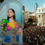 Francisca Valenzuela sorprendió a todos con un show en pleno Barrio París-Londres