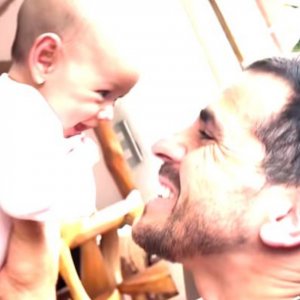 Pangal Andrade fue sorprendido por su hija Alanna: 