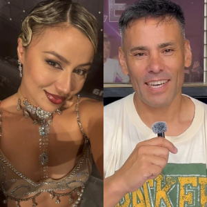 Claudio Valdivia asistió a la final de Fiebre de Baile con su nueva polola