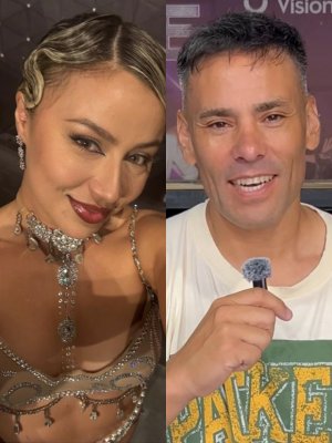 Claudio Valdivia asistió a la final de Fiebre de Baile con su nueva polola