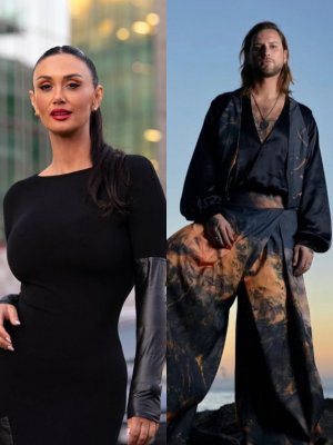 ¡Justo antes de pasar por la Alfombra Roja! Así fue el reencuentro de Pamela Díaz y Jean Phillippe Cretton