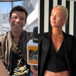 Francisco Puelles y Vesta Lugg llegaron juntos a la tercera noche de Viña 2026