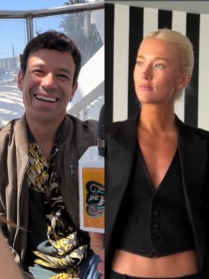 Francisco Puelles y Vesta Lugg llegaron juntos a la tercera noche de Viña 2026