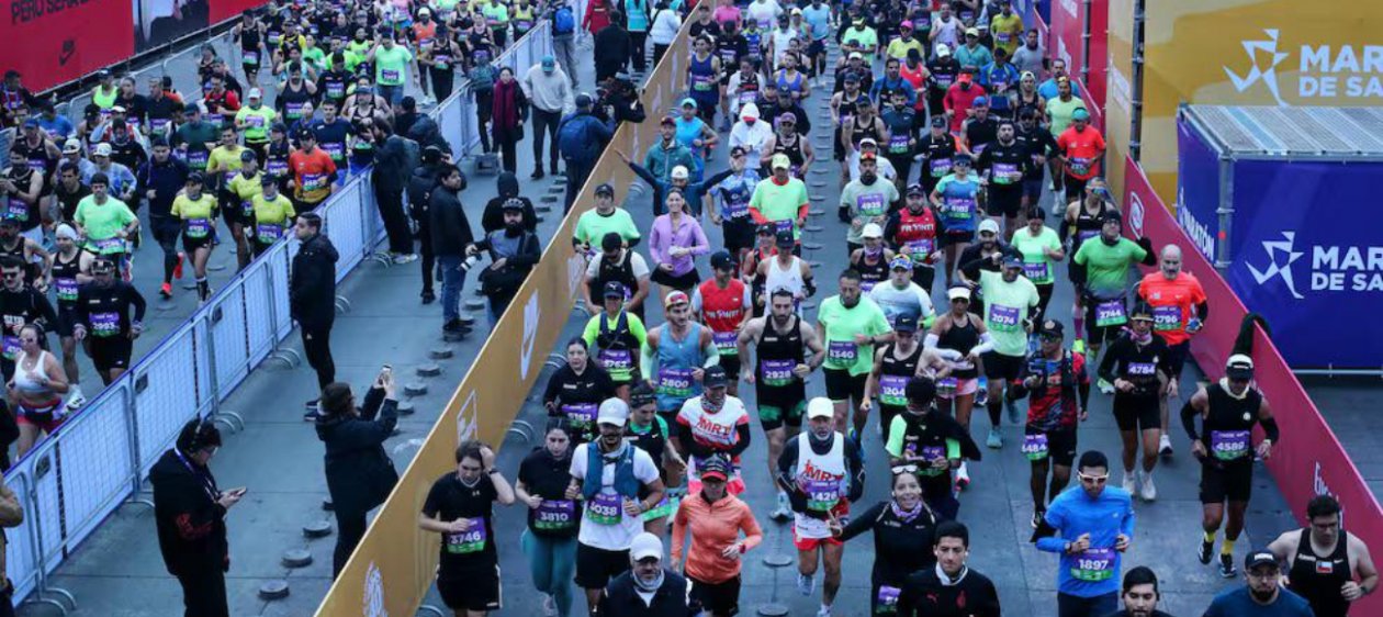 Estos son los famosos que participaron en el Maratón de Santiago 2026