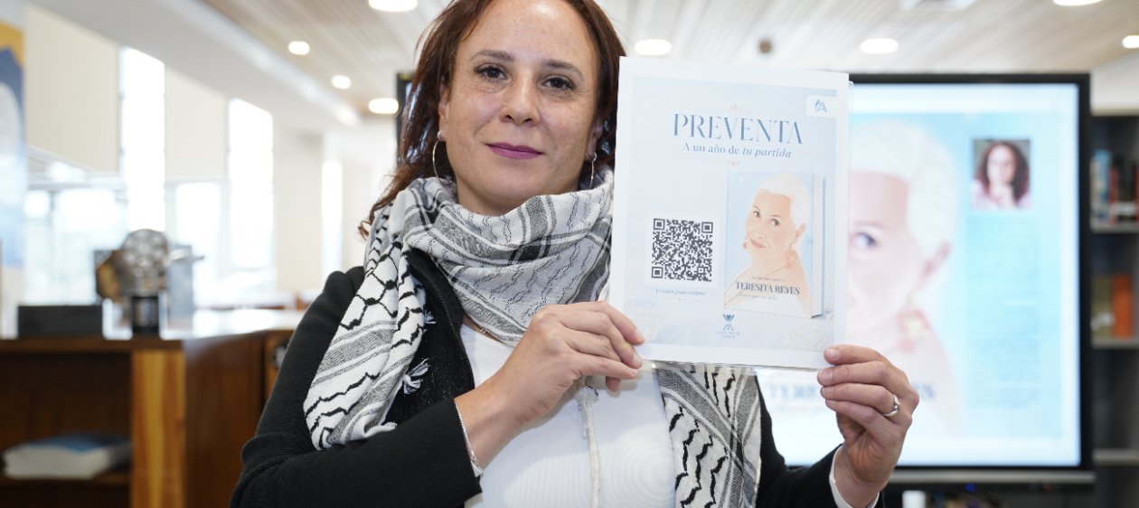 Hija de Teresita Reyes presentó íntimo libro sobre el duelo