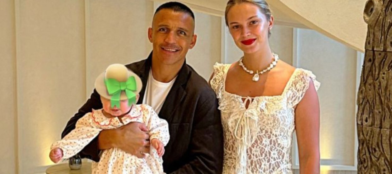 ¡Familia Maravilla en Chile! Alexis Sánchez llegó al país junto a su hija y pareja