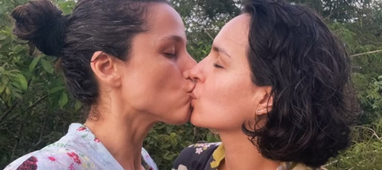 Fernanda Urrejola y Francisca alegría celebran 9 años juntas: 